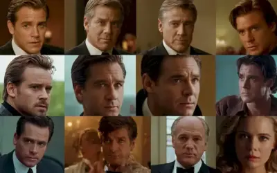 Un montaje de 7 actores icónicos de películas con leyendas sobre sus luchas de salud.