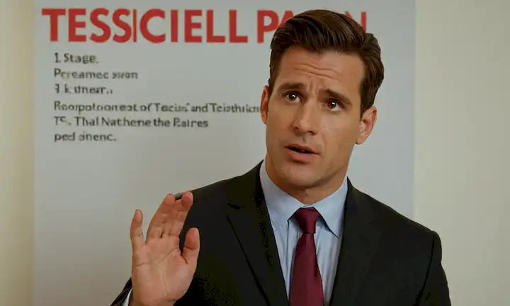 Experto explicando los signos y el tiempo para la detección temprana del dolor testicular en los hombres, discutiendo el tratamiento con respecto al estadio. (Esto debe ser reemplazado idealmente por una frase más simple que explica claramente el tema.)