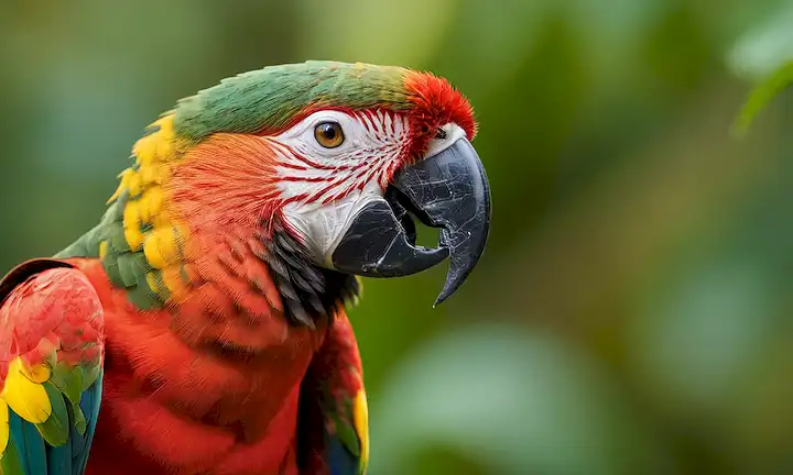 Un majestuoso guacamaya se reenfrenta contra los desafíos del mundo y encuentra esperanza en su libertad.