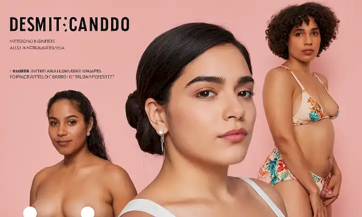 Persona que abarca múltiples géneros y expresiones de género, junto con ilustraciones de diversos tipos y formas corporales. La palabra desmitificando representa desafiar las ideas tradicionales sobre sexo/género, reemplazándolas con perspectivas más inclusivas. Este texto se refiere a una explicación sobre la intersexualidad, ya que va más allá de las normas tradicionales binarias de género representadas por el término hermafrodita. Dirige directamente la intersexualidad y la teoría del queer en una interpretación altamente simplificada para el entendimiento general.