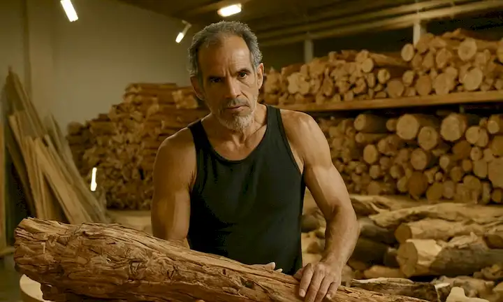 Artista contemporáneo con raíces brasileñas en tallas de madera Reciclaje Residuos: Henrique Oliveira conquista Europa. (Se trata de un escultor llamado Henrique Oliveira que crea obras de arte únicas utilizando madera reciclada.)