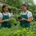Huertos ecológicos escolares: La despensa urbana y el futuro de la educación