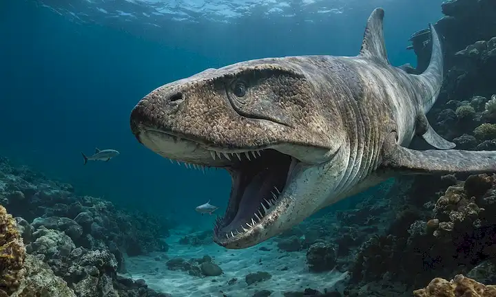 El Meg: Un misterioso dinosaurio habitante de mares prehistóricos; Discovery revela la evolución de especies antiguas. Esto podría ser un título, sumario o incluso una frase de una sola palabra para este artículo científico. Sin embargo, aquí una versión más detallada para darle una idea: El científico rescató una extraña evidencia que revela el origen y evolución de especies extintas, como un pez gigante similar al Meg en los mares prehistóricos. En esta declaración, El Meg es un apodo o cortocircuito para la misteriosa criatura descubierta. La palabra rescató significa que se recuperó o se devolvió de donde se perdió/fundió. Evidencia, origen y evolución de especies extintas se refiere a evidencia que revela el origen y evolución de las especies extintas (como el Meg) en este contexto, probablemente significando mares prehistóricos.