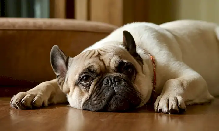 Perro de vuelta que cumple con una pata autorizada, mientras que el título de una guía integral sobre los aspectos legales de la propiedad de mascotas exóticas, con advertencias y consejos para prevenir posibles violaciones de las leyes.