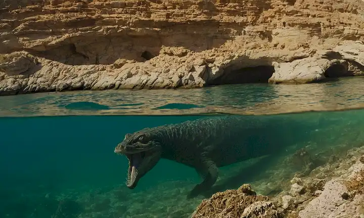 Este artículo explora el impacto social y económico de las costas invasoras Rhizостroma luteum (el monstruo marino gigante) en Murcia, España, en un mundo hipotético futuro.