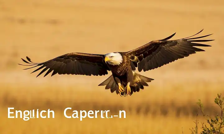 Ave salvaje en vuelo contra fondo dorado, con palabras como Captura y Conservación Ilícitas escritas arriba y debajo en la pantalla. Subtítulo inglés sugiere Águila aves europeas - captura ilícita / amenaza de conservación.