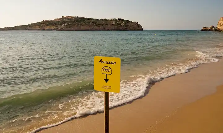 Un tablero de traducción español colocado en el mar con palabras como pez, globo y amenazas (con una marca de exclamación). También se podrían sugerir palabras y frases en inglés como traducciones. También tiene una palabra burbuja, que ilustra la comunicación mundial o la situación multilingüe. Glosario de Pez Globo: Amenaza Silenciosa en las Costas Españolas Globe Fish Dictionary: Intruso silencioso en aguas costeras españolas - Este glosario lo traduce al Diccionario del Pescado Globle: Invasiones Ocultas en las costas españolas que demuestran significado cultural y lingüístico. El uso de Globe Fish como referencia también indica el interés de la comunicación intercultural.