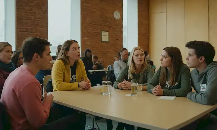 Los miembros del grupo debaten si la campaña logró un impacto positivo o negativo. Esto podría incluir reacciones en las redes sociales, la opinión pública y la eficacia general de la campaña para concienciar sobre el cáncer.