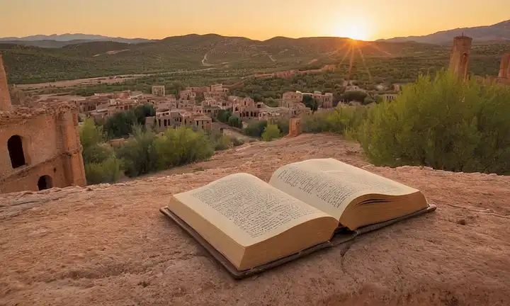 Un misterioso libro que explora el origen y la significación de la música folclore tradicional en la ciudad de Belchite, cubriendo temas como leyendas locales y misterios, a través de una narración narrada por un autor que busca descubrir la historia oculta enterrada dentro de estos cuentos.