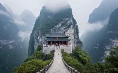La majestuosa Puerta de Tianmen