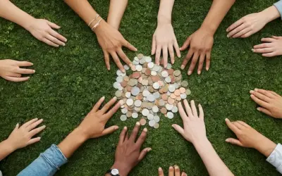Diversas personas que sostienen las manos