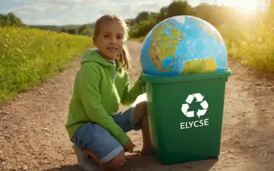 símbolos de reciclaje 3D