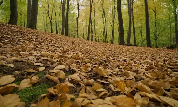suelo forestal, hojas caídas, ramas, fichas de madera, vegetación, árboles, suelo, materia orgánica, medio ambiente natural, residuos biodegradables, proceso de descomposición, energía renovable, generación de energía sostenible