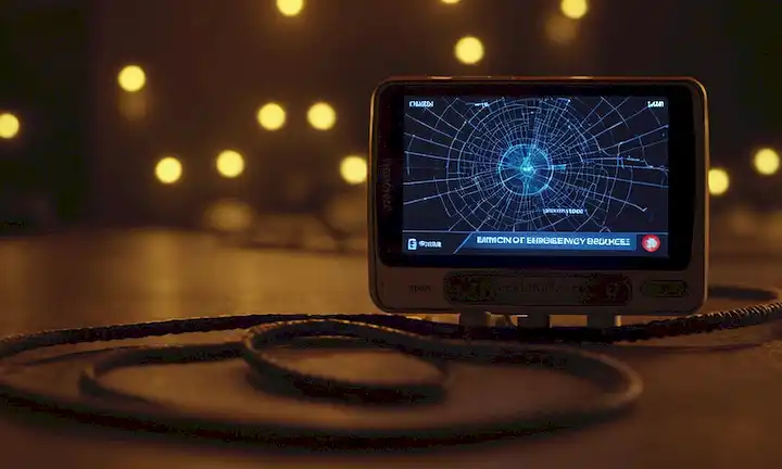 Una red de ayudas de emergencia y recursos de apoyo mostrados en una pantalla de teléfono brillante.
