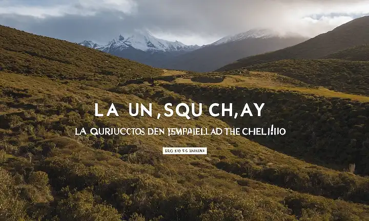 Temperaturas frías durante el invierno en Chile y Uruguay. El texto está escrito sobre un fondo blanco con las palabras, La sequía en Uruguay: un ejemplo de los impactos del deshielo en los Andes de Deshielo acelerado en los Andes chilenos: en letras atrevidas en la parte inferior.