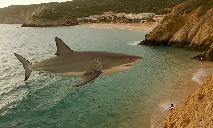 Este es un mito sobre tiburones en las aguas costeras de España; mientras se encuentra con un tiburón, siempre mantén la calma, evita hacer movimientos repentinos y busca ayuda de salvavidas o profesionales si es necesario. (Una traducción al español para esto podría ser Mitos o verdades sobre los tiburones en las playas de España: ¿qué hacer si te encuentras con uno?)