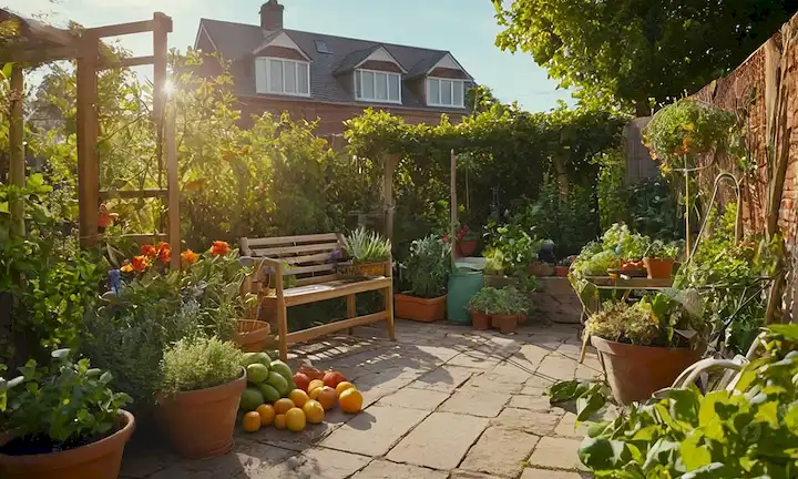Una diversa variedad de frutas y verduras coloridas