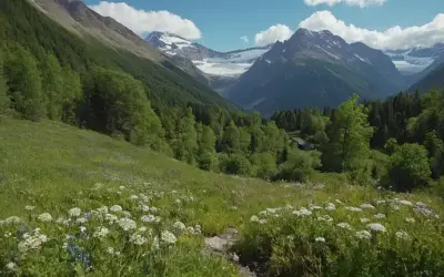 Bosques con vegetación exuberante