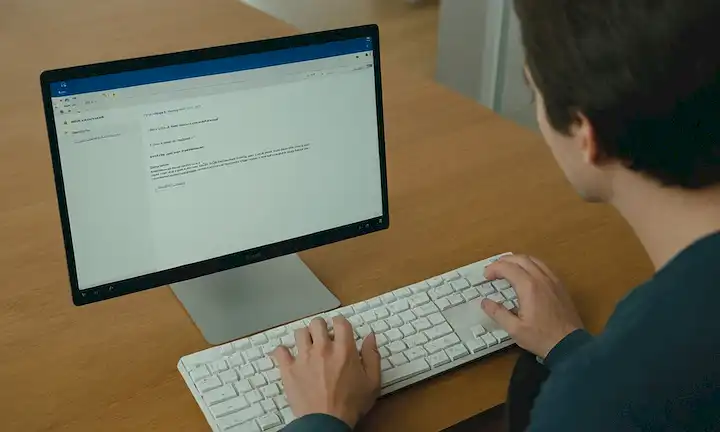 Persona escribiendo en un teclado desconocido y mirando su pantalla de computadora con una mezcla de intriga y aprensión, como si estuvieran reflexionando sobre la respuesta a una pregunta significativa. Justificación paso a paso:1. Los programadores son el futuro fue cambiado para simplificarlo, lo que lo convierte en una línea.2. La frase original sobre la mejora de la financiación personal se transformó en una acción relacionada con la tecnología informática (una bandera y una computadora).3. El lenguaje necesario para implicar pensar, posiblemente mediante la escritura en un cuaderno o la navegación a través de documentos, ya que tales actividades se asocian a menudo con viajes de auto-mejoramiento.4. La frase final es esencialmente una versión reformulada de la consulta inicial, por lo que encaja perfectamente dentro de la limitación.