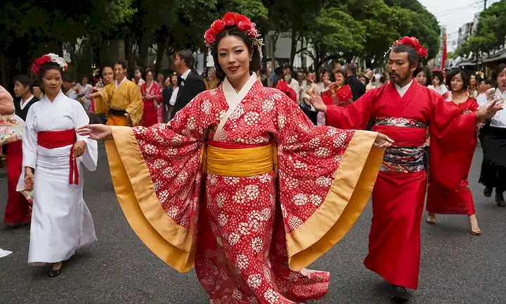 El artista japonés Yoichiro Yamadas pasión por el flamenco lo lleva a caminar por las calles. En japonés, esta frase se traduce en la palabra