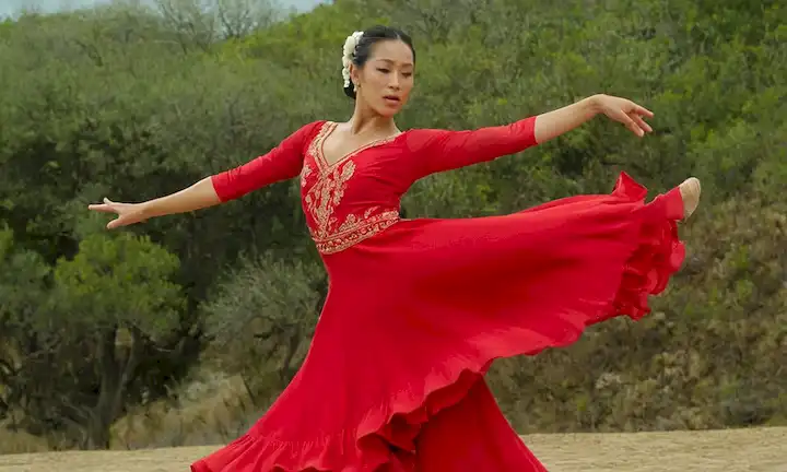 Una frase corta en español: El esfuerzo deseo y de Yoichiro Yamada: Su afición al flamenco lo condujo por la carretera. Esto significa, Esencialmente este es un mensaje de esperanza y victoria para Yoichiro Yamada: La perseverancia, el deseo y la pasión que lo llevaron al escenario.